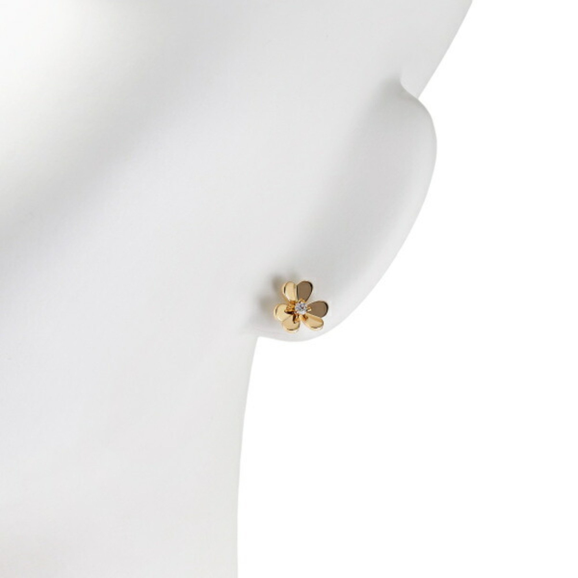 Van Cleef & Arpels Frivole K18YG Yellow Gold Earrings