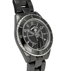 CHANEL J12 Mademoiselle La Pausa 38MM Limited Edition H7609 Black Dial Men's Watch