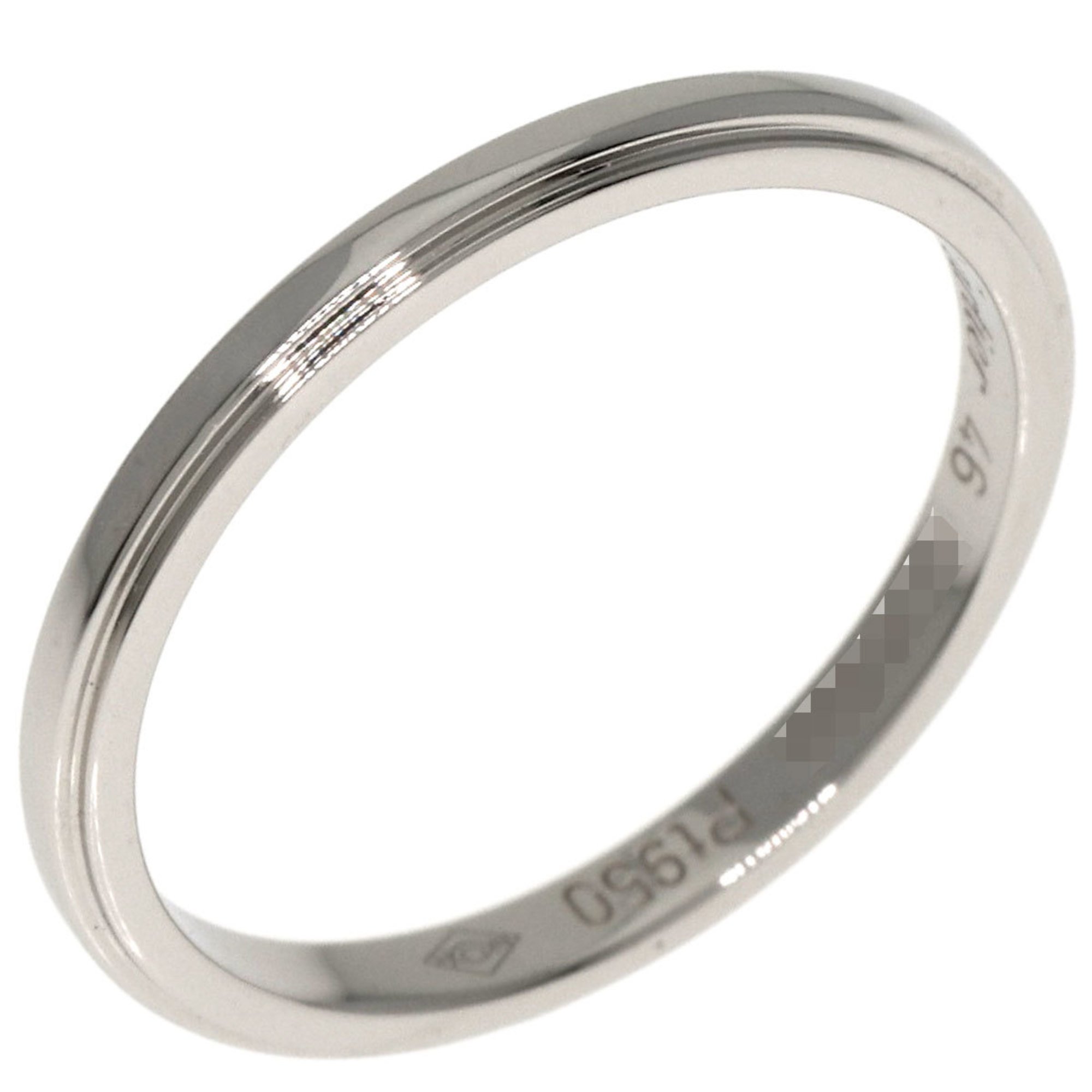 Cartier D'Amour Wedding Band #46 Ring, Platinum PT950, Women's CARTIER