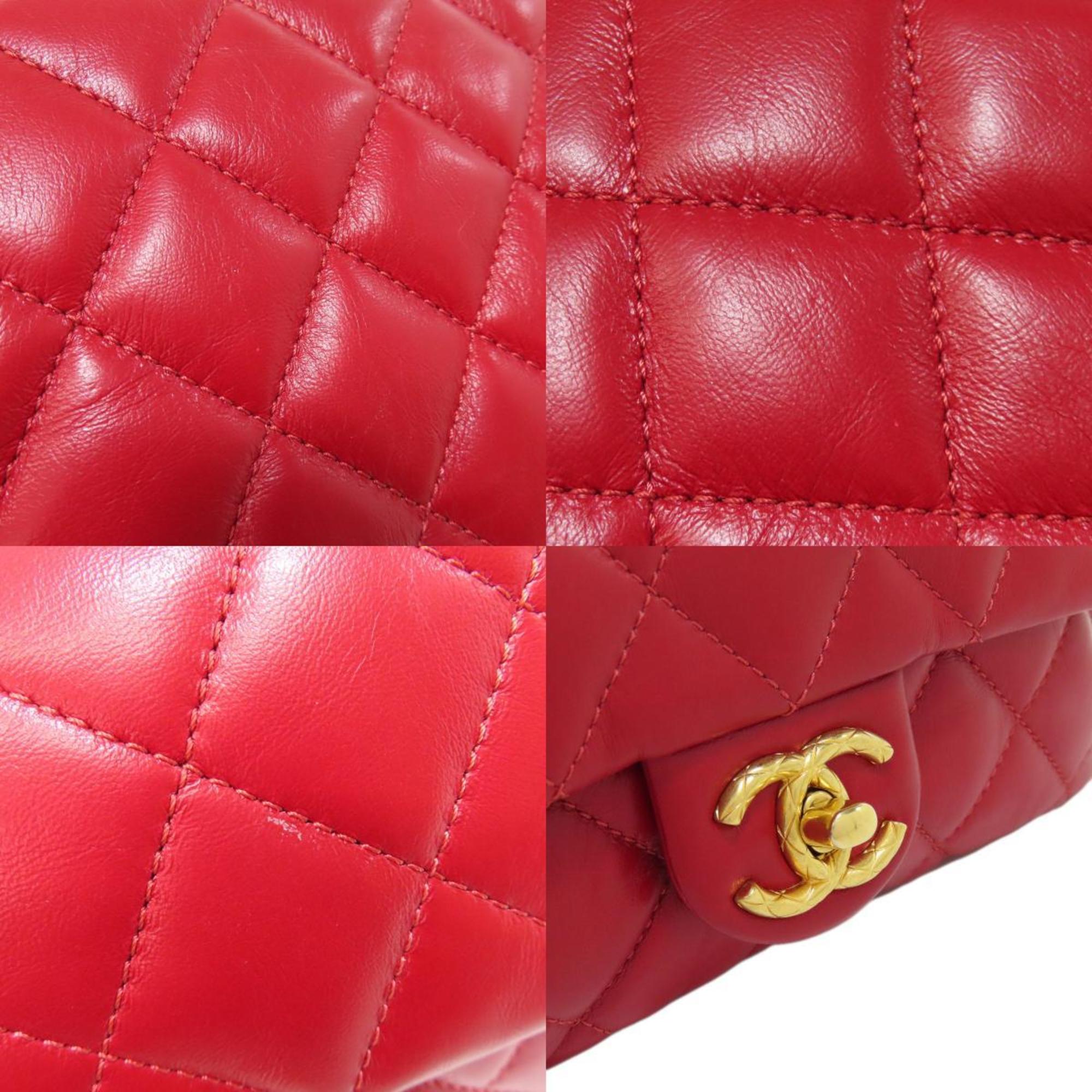 Chanel Chain Shoulder Matelasse Bag Lambskin Women's CHANEL