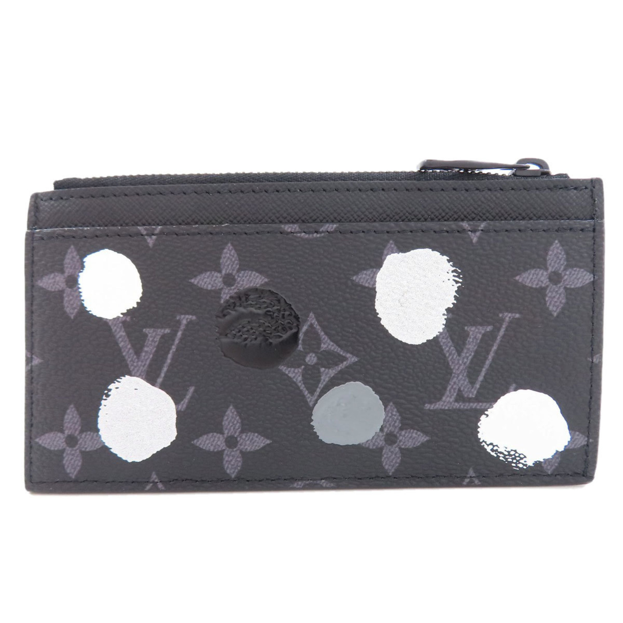 Louis Vuitton M81930 Coin Card Holder Yayoi Kusama Collaboration Business Case Monogram Eclipse Women's LOUIS VUITTON