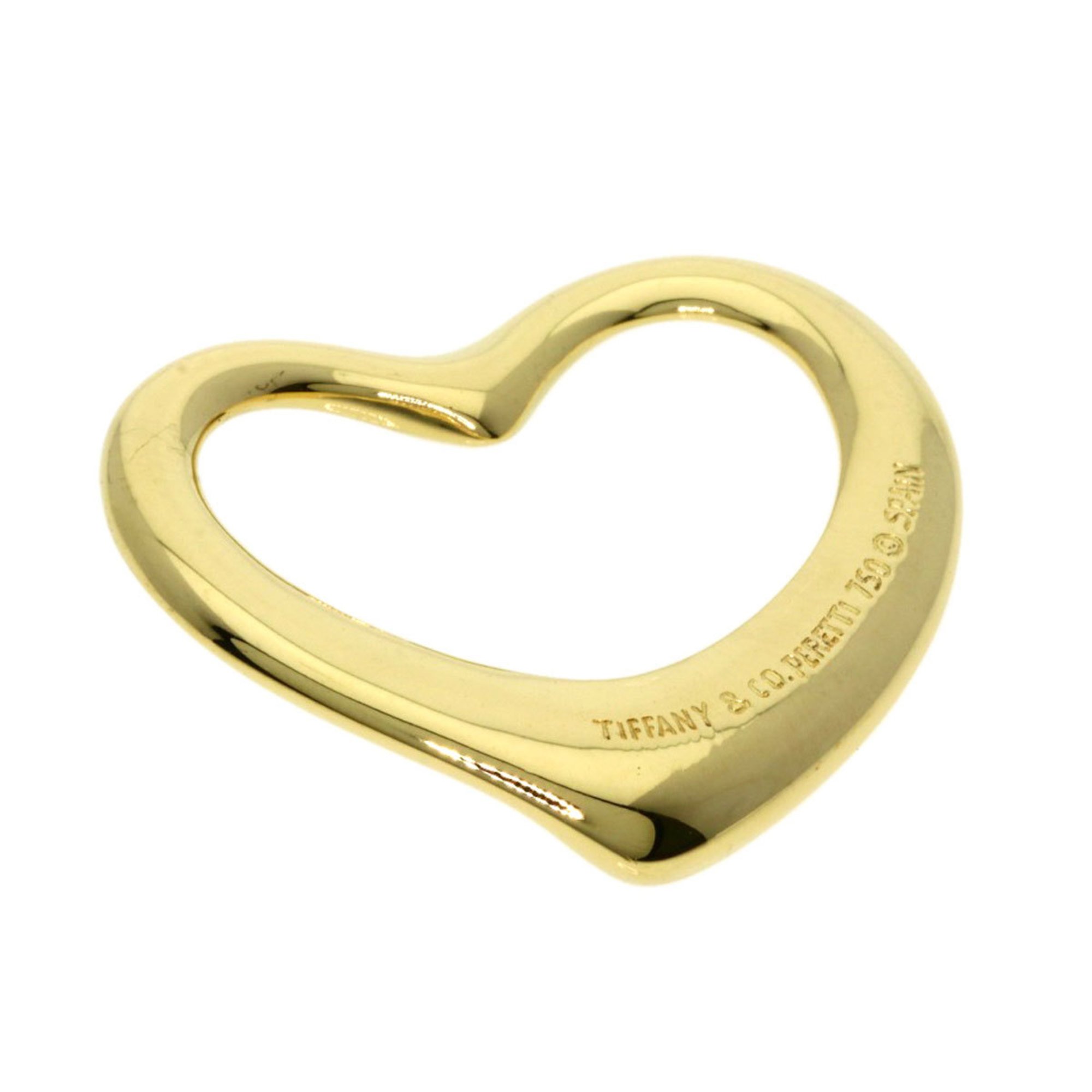 Tiffany Heart Pendant Top K18 Yellow Gold Women's TIFFANY&Co.