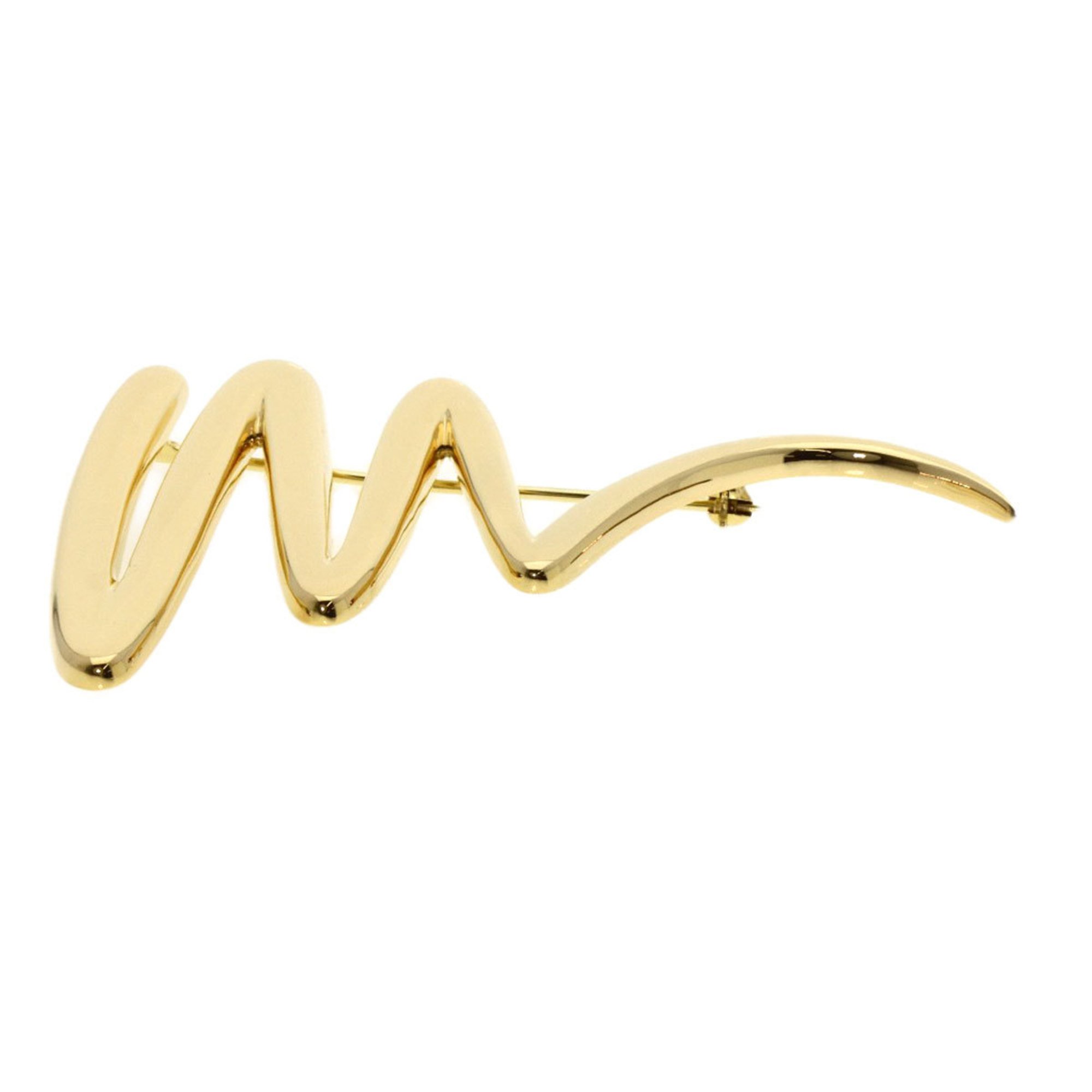 Tiffany Scribble Paloma Picasso Brooch, 18K Yellow Gold, Women's, TIFFANY&Co.