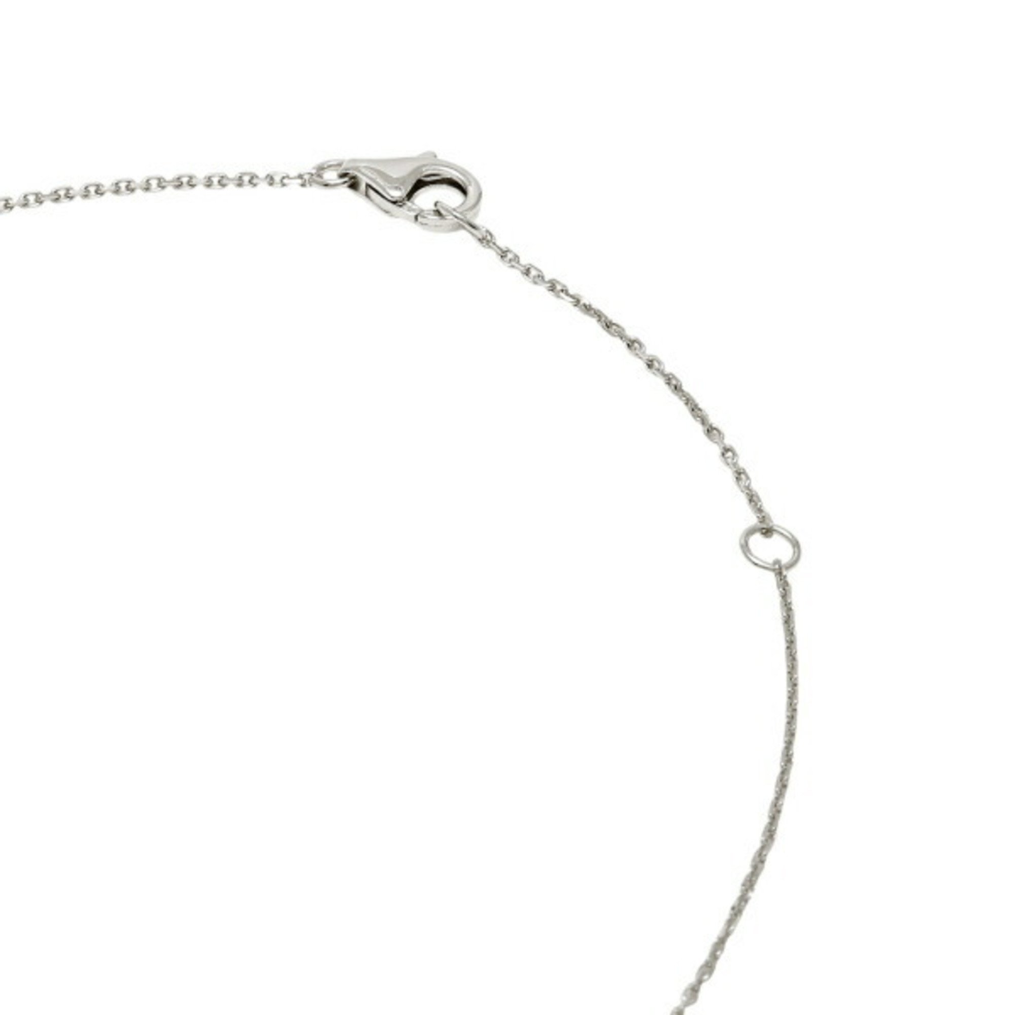 Cartier parrot motif K18WG white gold necklace