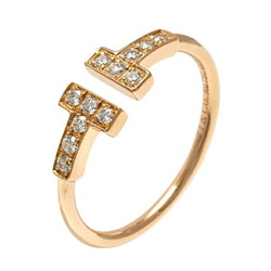 Tiffany T diamond wire ring in 18k rose gold