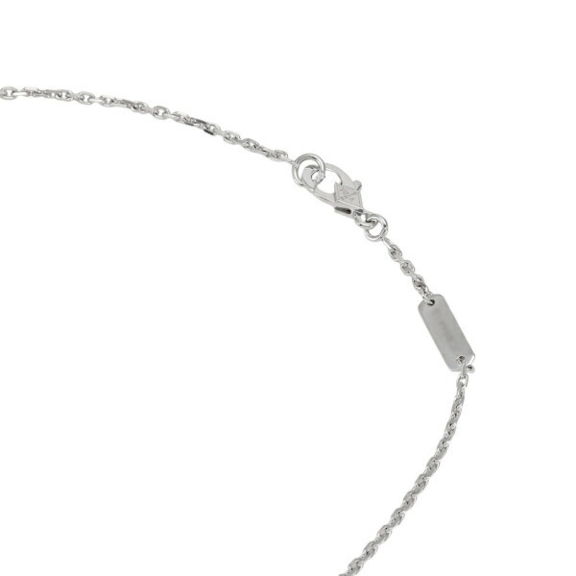 Van Cleef & Arpels Alhambra 2022 Holiday Limited Edition K18WG White Gold Necklace