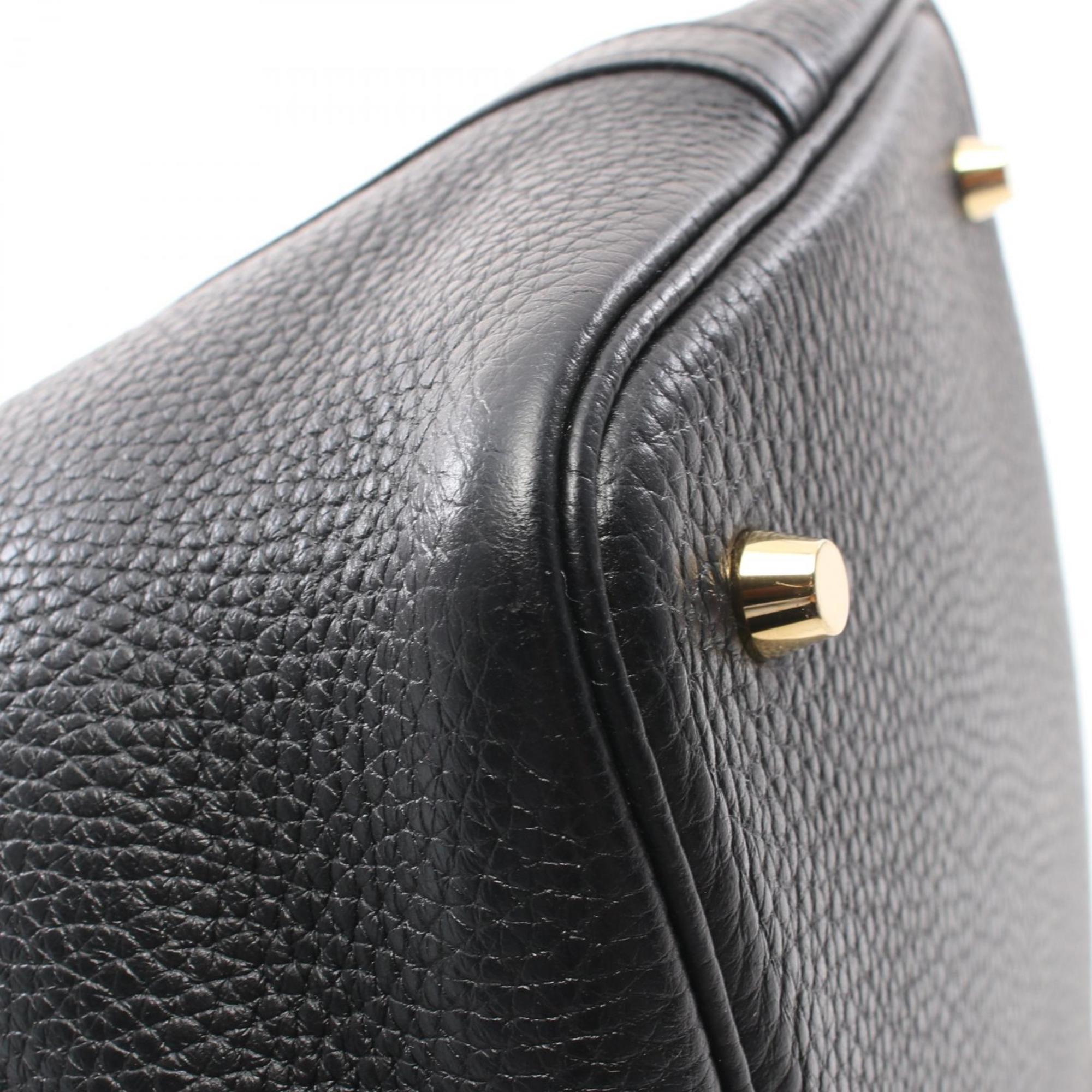 Hermes HERMES Picotin Lock MM Handbag Bag Taurillon Clemence Women's Black