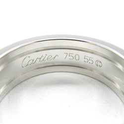 Cartier Ring, K18WG (White Gold), Women's, Silver