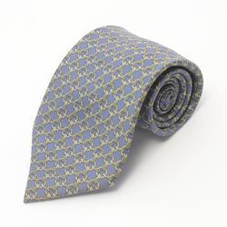 Hermes HERMES Necktie Clothing Silk Men's Blue Yellow