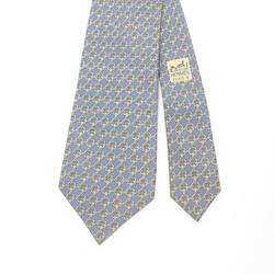 Hermes HERMES Necktie Clothing Silk Men's Blue Yellow