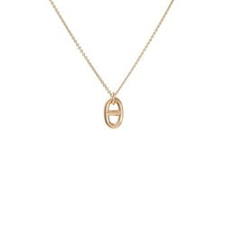 Hermes Farandole PM K18 Rose Gold Necklace