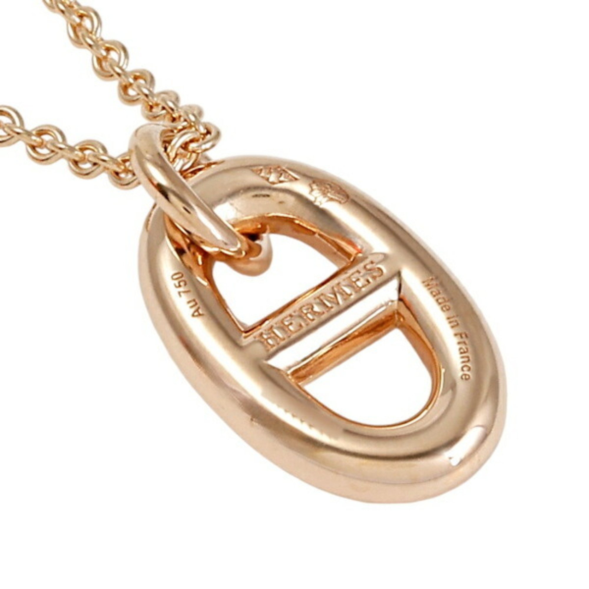 Hermes Farandole PM K18 Rose Gold Necklace