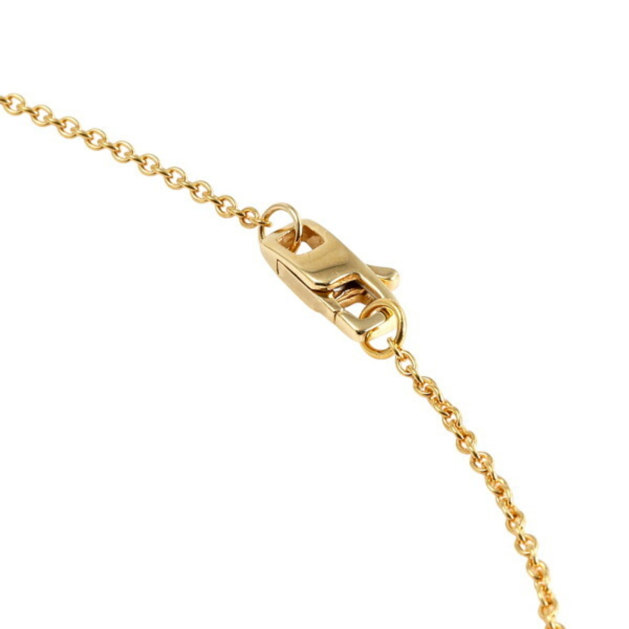 Louis Vuitton Pendant Empreinte K18YG Yellow Gold Necklace