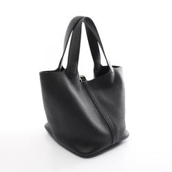 Hermes HERMES Picotin Lock MM Handbag Bag Taurillon Clemence Women's Black