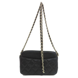 Chanel Chain Wallet Matelasse Long Caviar Skin Women's CHANEL