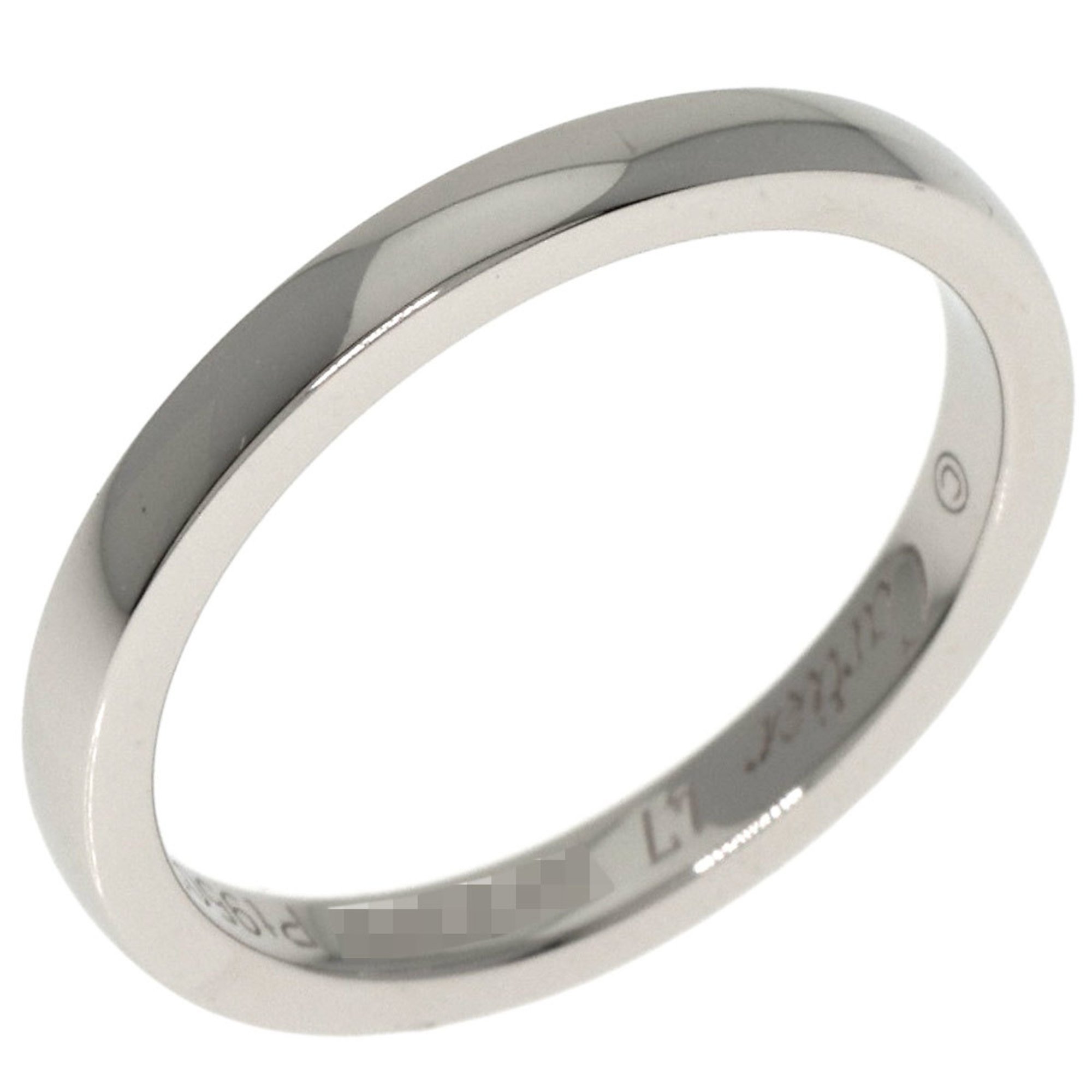 Cartier Classic Wedding Band #47 Ring, Platinum PT950, Women's CARTIER