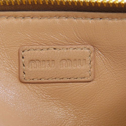 Miu Miu Miu Studded Pouch Leather Women's MIUMIU