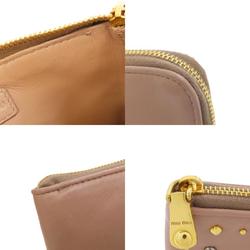 Miu Miu Miu Studded Pouch Leather Women's MIUMIU