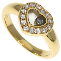 Chopard Happy Diamonds Heart Motif Ring, 18K Yellow Gold, Women's