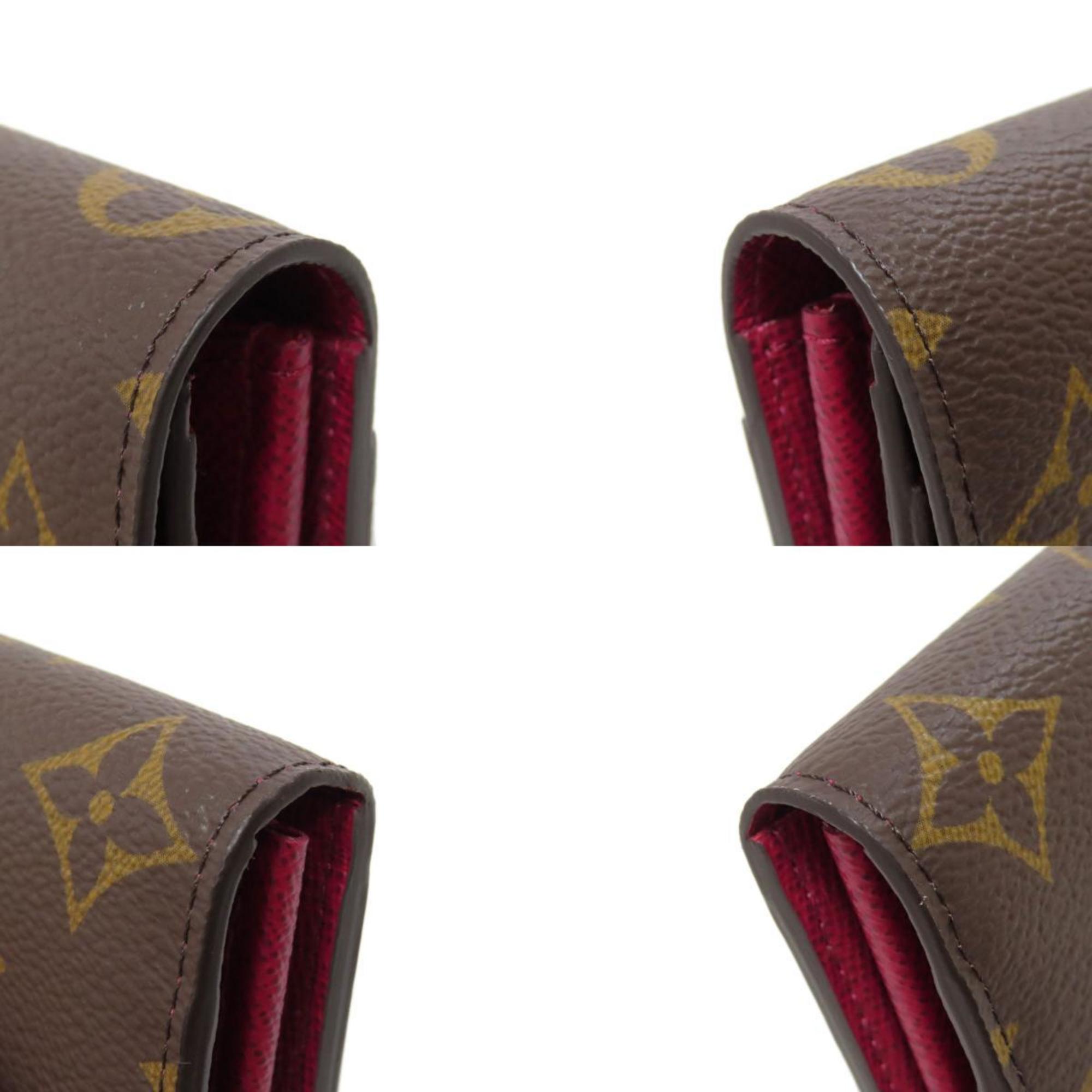 Louis Vuitton M62234 Portefeuille Sarah Long Wallet Monogram Canvas Women's LOUIS VUITTON