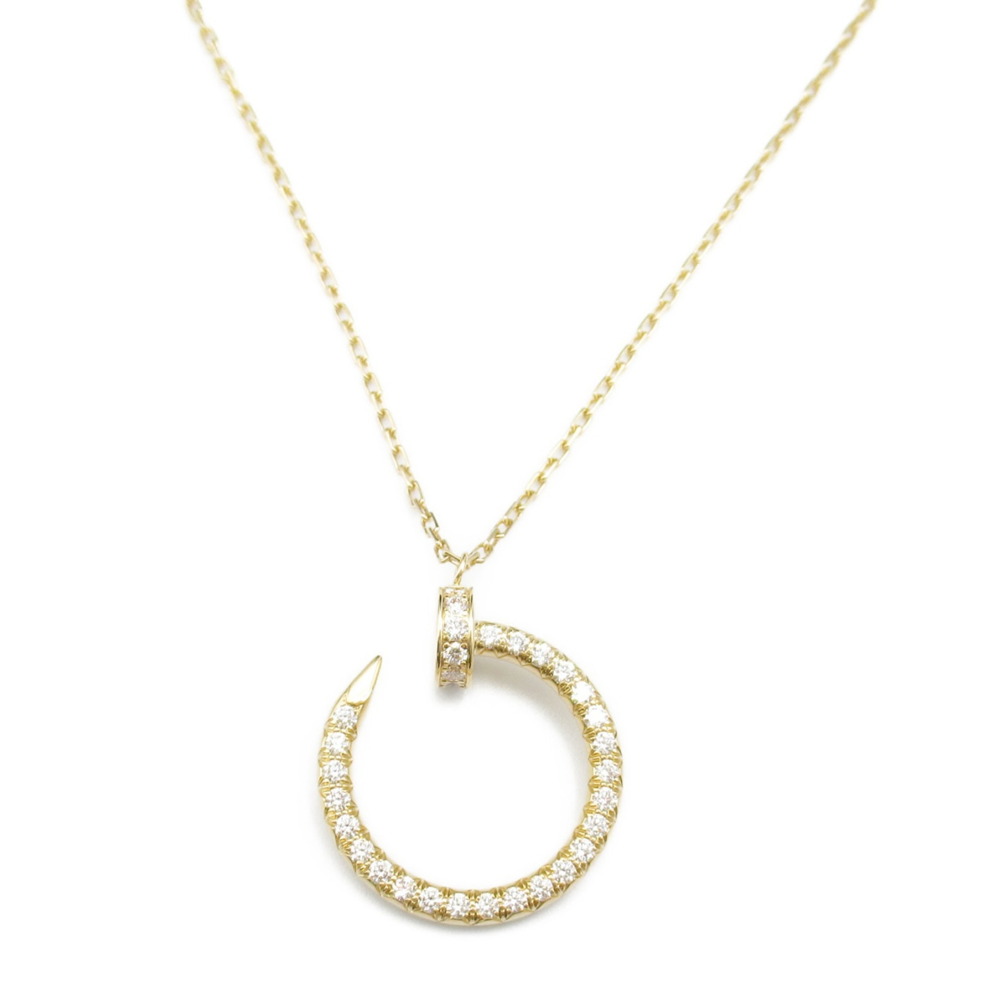 CARTIER Juste un Clou Diamond Necklace K18 (Yellow Gold) Ladies Clear