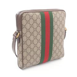 Gucci Ophidia GG Small Supreme Shoulder Bag Coated Canvas Leather Men's Women's Beige Brown Multicolor 54792696IWT8745