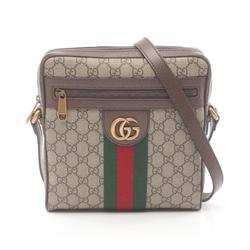 Gucci Ophidia GG Small Supreme Shoulder Bag Coated Canvas Leather Men Women Beige Brown Multicolor 54792696IWT8745