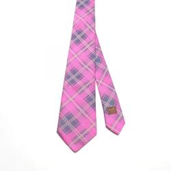 HERMES Necktie Clothing Silk Men's Pink Multicolor