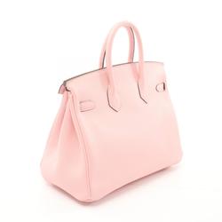 Hermes HERMES Birkin 25 Rose Sakura Handbag Bag Swift Leather Women's Pink