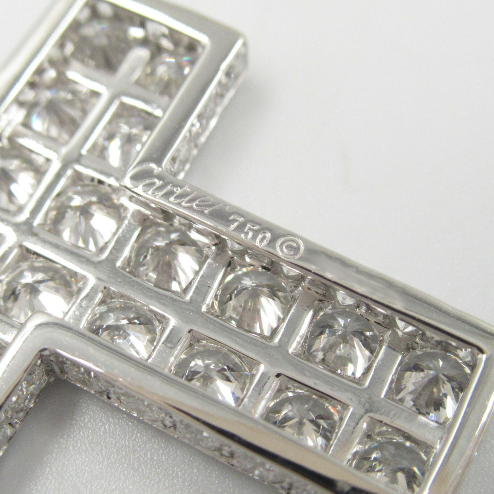 CARTIER Secret de Bouillard Top Pendant K18WG (White Gold) Diamond Ladies Clear HP300029