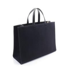 Givenchy G-TOTE Tote Bag Canvas Leather Women's Black White BB50N2B1F1