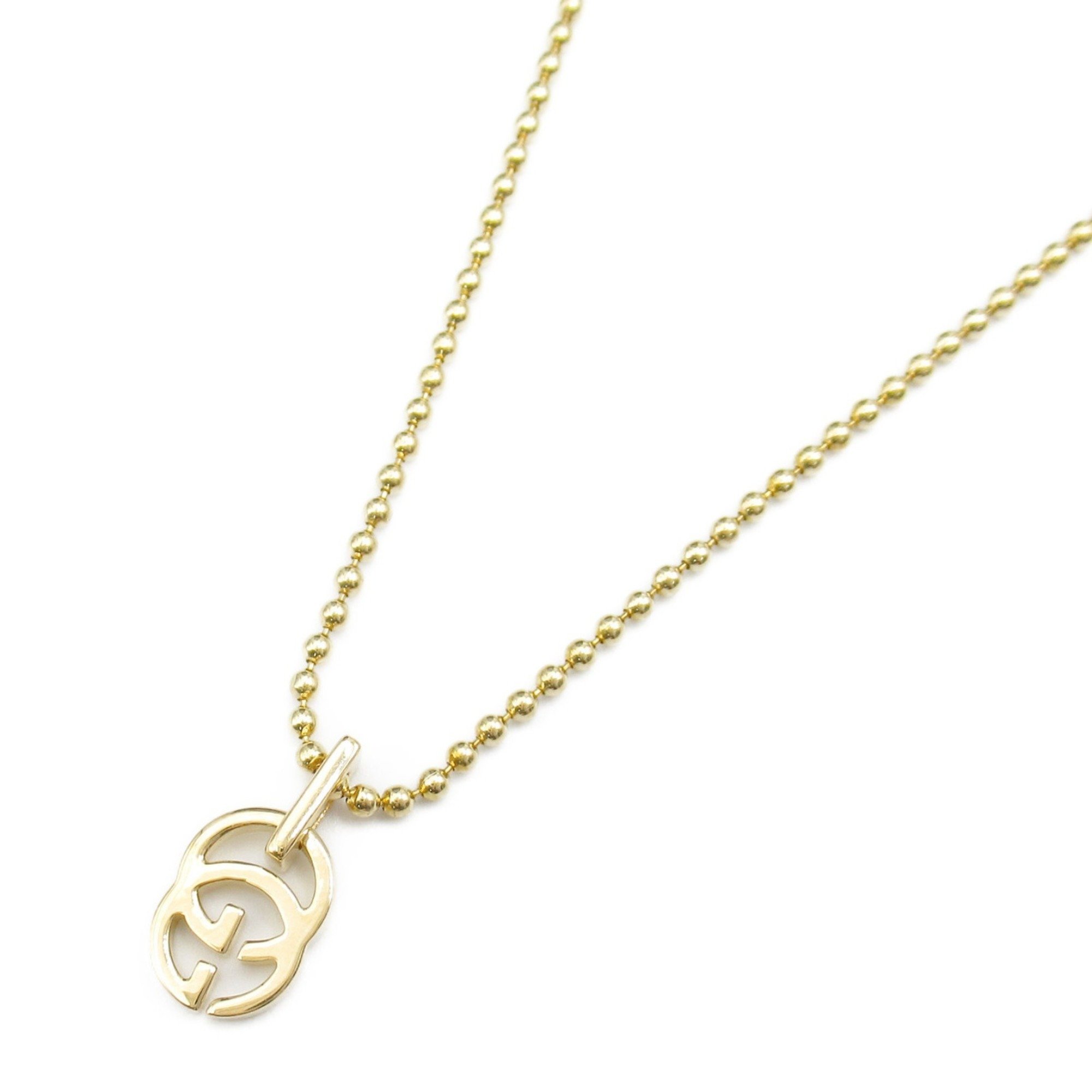 Gucci GG Running Necklace, K18 (yellow gold), for men and women, gold