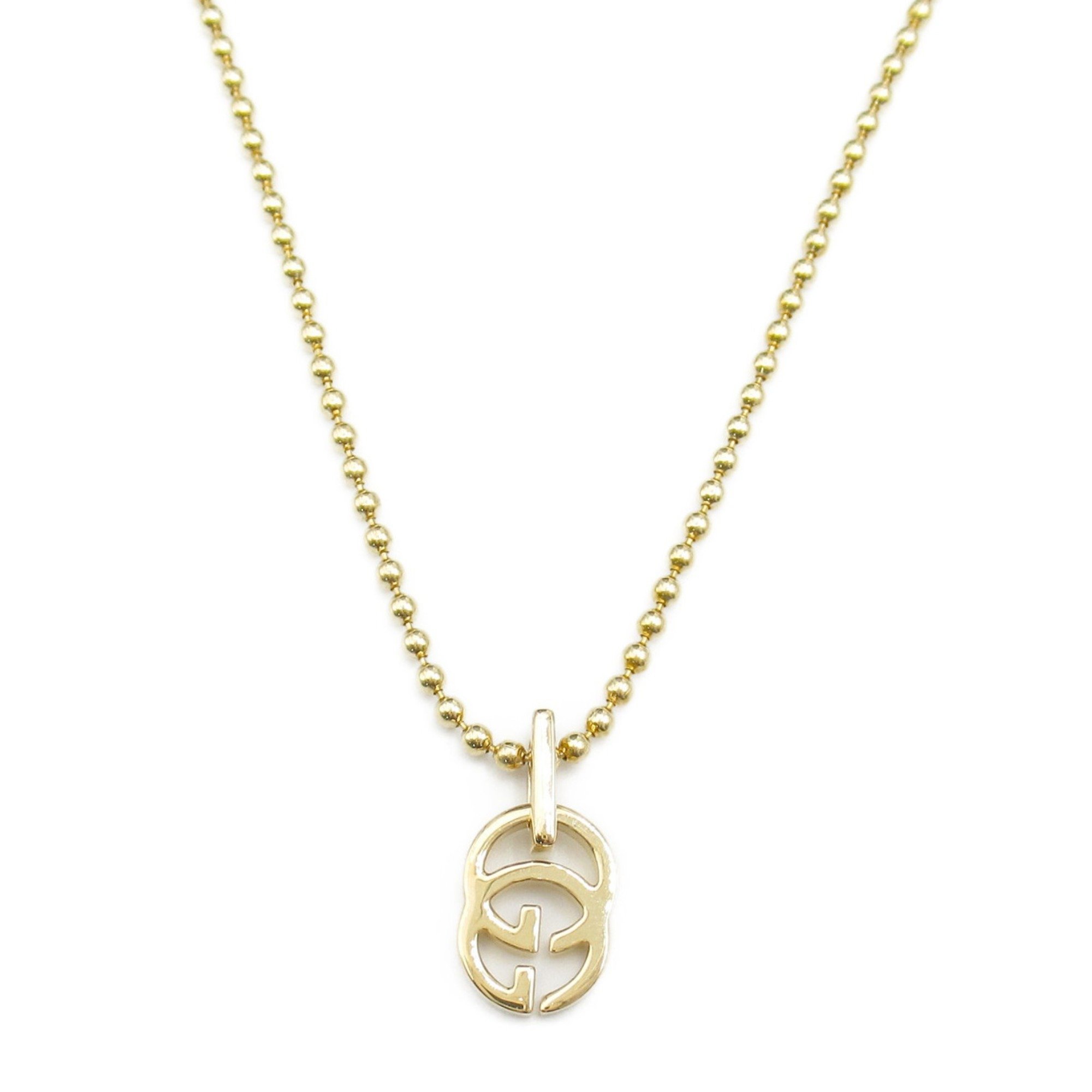 Gucci GG Running Necklace, K18 (yellow gold), for men and women, gold