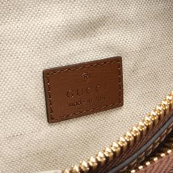 Gucci Interlocking G GG Supreme Belt Bag Waist Body Coated Canvas Leather Men's Beige Brown 68293392THG8563