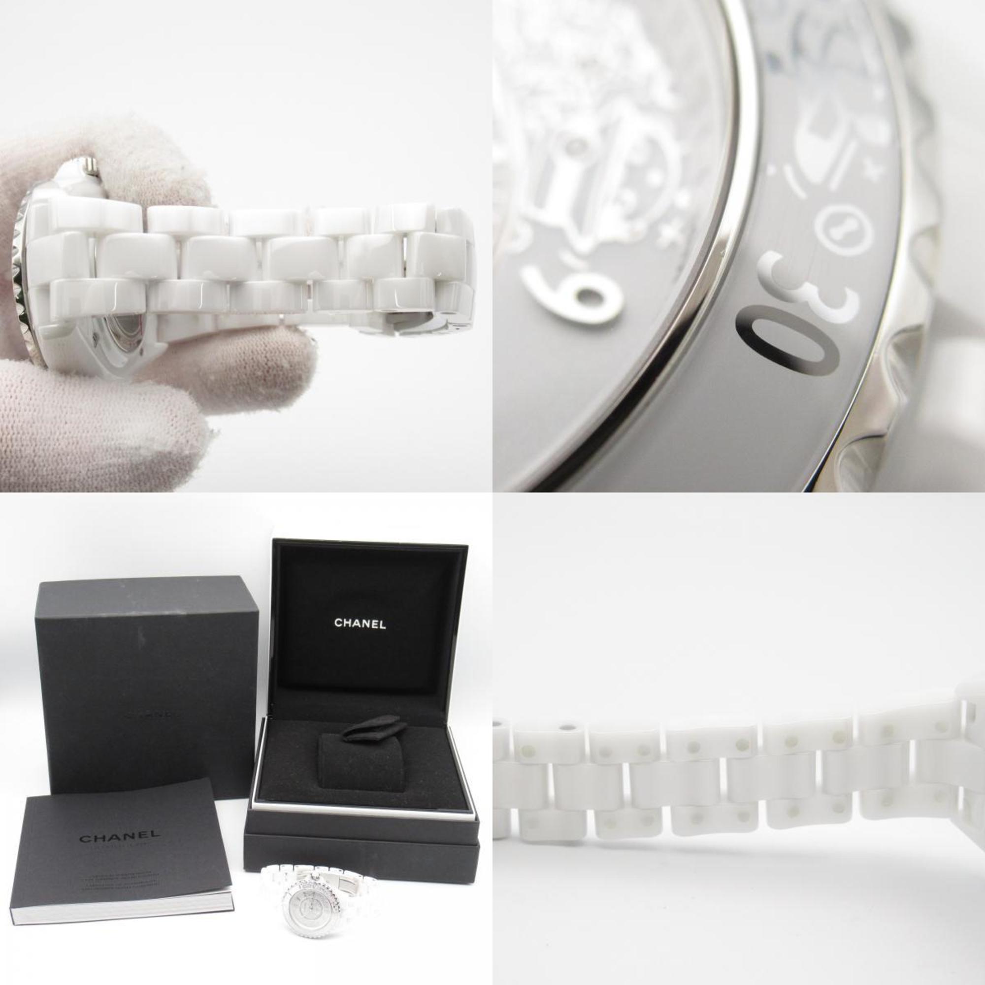 CHANEL J12・20 Wristwatch, Ceramic, Women's, White, H6477