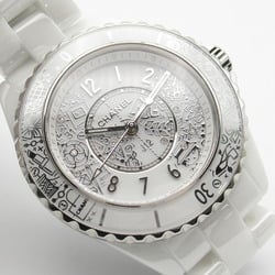 CHANEL J12・20 Wristwatch, Ceramic, Women's, White, H6477