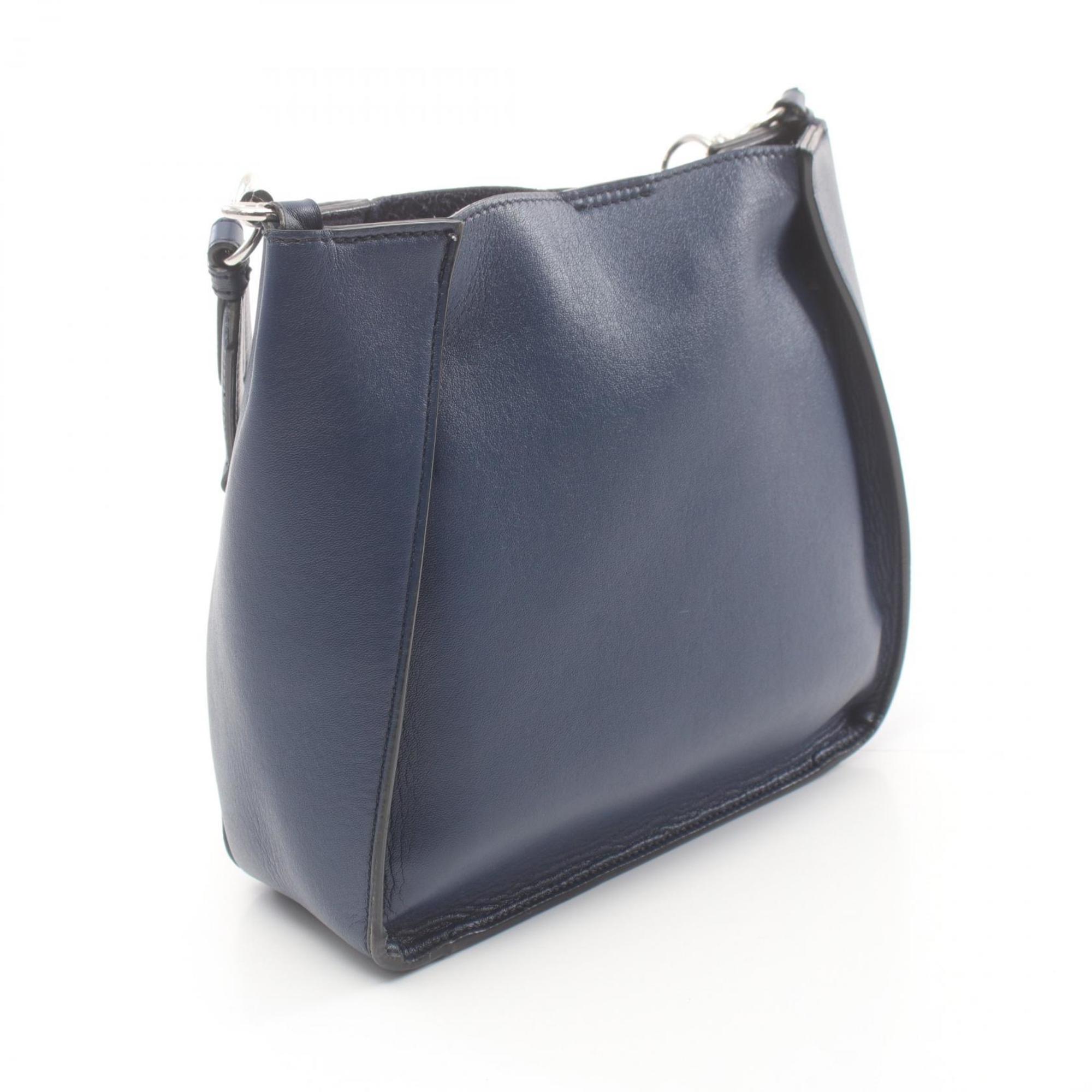 Stella McCartney Crossbody Shoulder Bag Faux Leather Women's Navy 557906