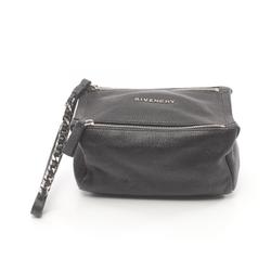 GIVENCHY Pouch Bag Leather Women's Black