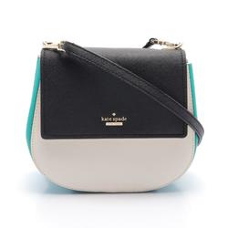 Kate Spade Cameron Street Birdie Shoulder Bag Leather Women's White Black Green