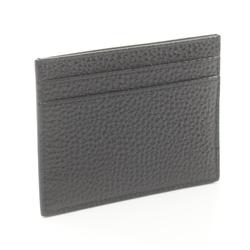 Saint Laurent Tiny Cassandra Business Card Holder/Card Case Leather Men's Black 607603AAC681000