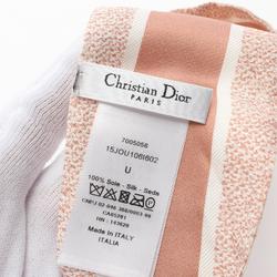 Christian Dior Dior Mitzah Toile de Jouy Sauvage Scarf Silk Women's Pink White 15JOU106I602