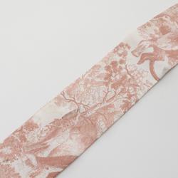 Christian Dior Dior Mitzah Toile de Jouy Sauvage Scarf Silk Women's Pink White 15JOU106I602