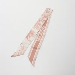 Christian Dior Dior Mitzah Toile de Jouy Sauvage Scarf Silk Women's Pink White 15JOU106I602