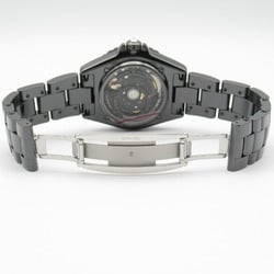 CHANEL J12 Edition Noir Wristwatch, Ceramic, Men's, Black, H6347