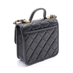 CHANEL Small Matelasse Shoulder Bag Caviar Skin (Grained Calf) Women's Black AS3652