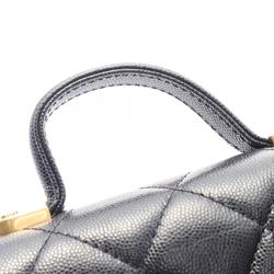 CHANEL Small Matelasse Shoulder Bag Caviar Skin (Grained Calf) Women's Black AS3652