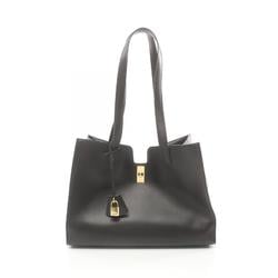 CELINE Cabas 16 Seize Tote Bag Leather Women's Black 112583EZU38NO