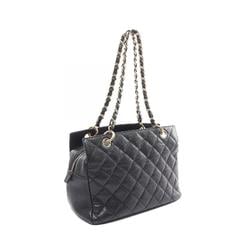 CHANEL Matelasse Shoulder Bag Caviar Skin (Grained Calf) Women's Black A18004