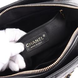 CHANEL Matelasse Shoulder Bag Caviar Skin (Grained Calf) Women's Black A18004