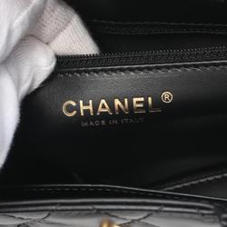 CHANEL Matelasse Bag Shoulder Calfskin Women's Black AS4416